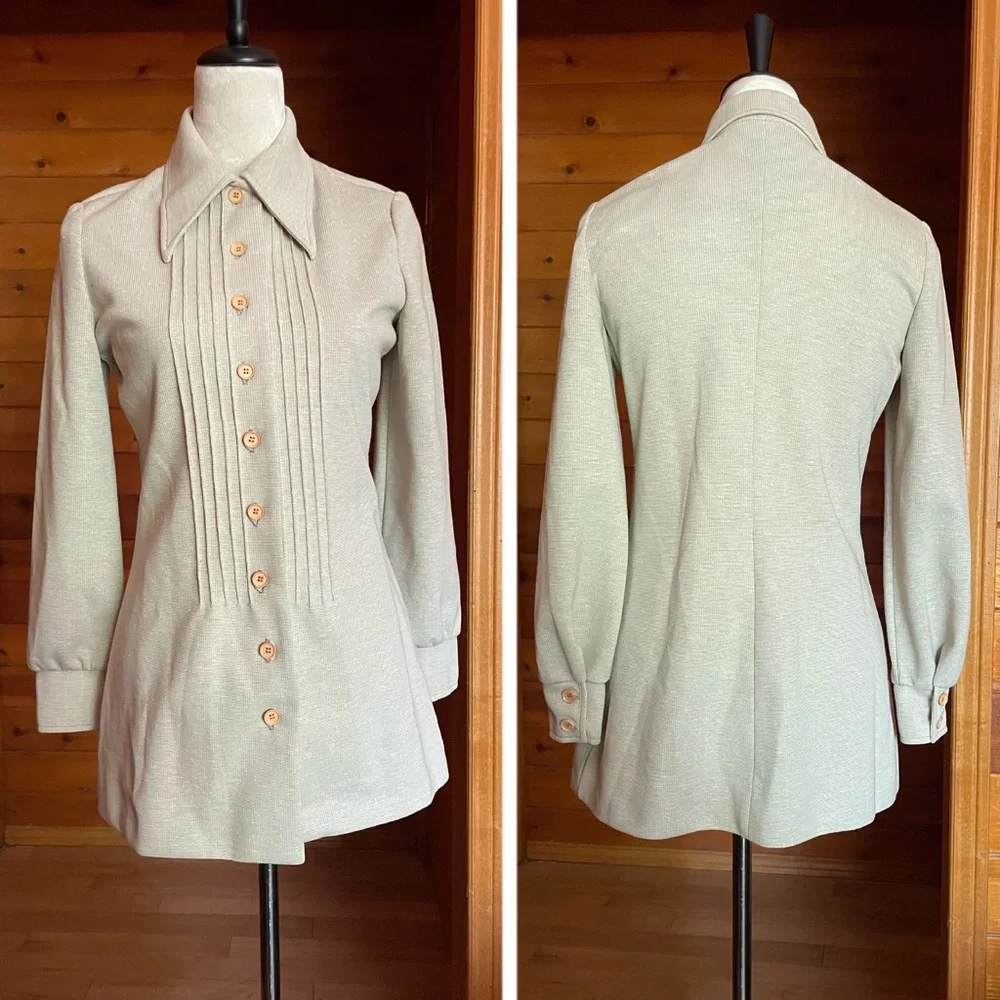 Vintage 70’s Act lll Act 3 Polyester Leisure Suit Set- FLAWED - Picture 4 of 4